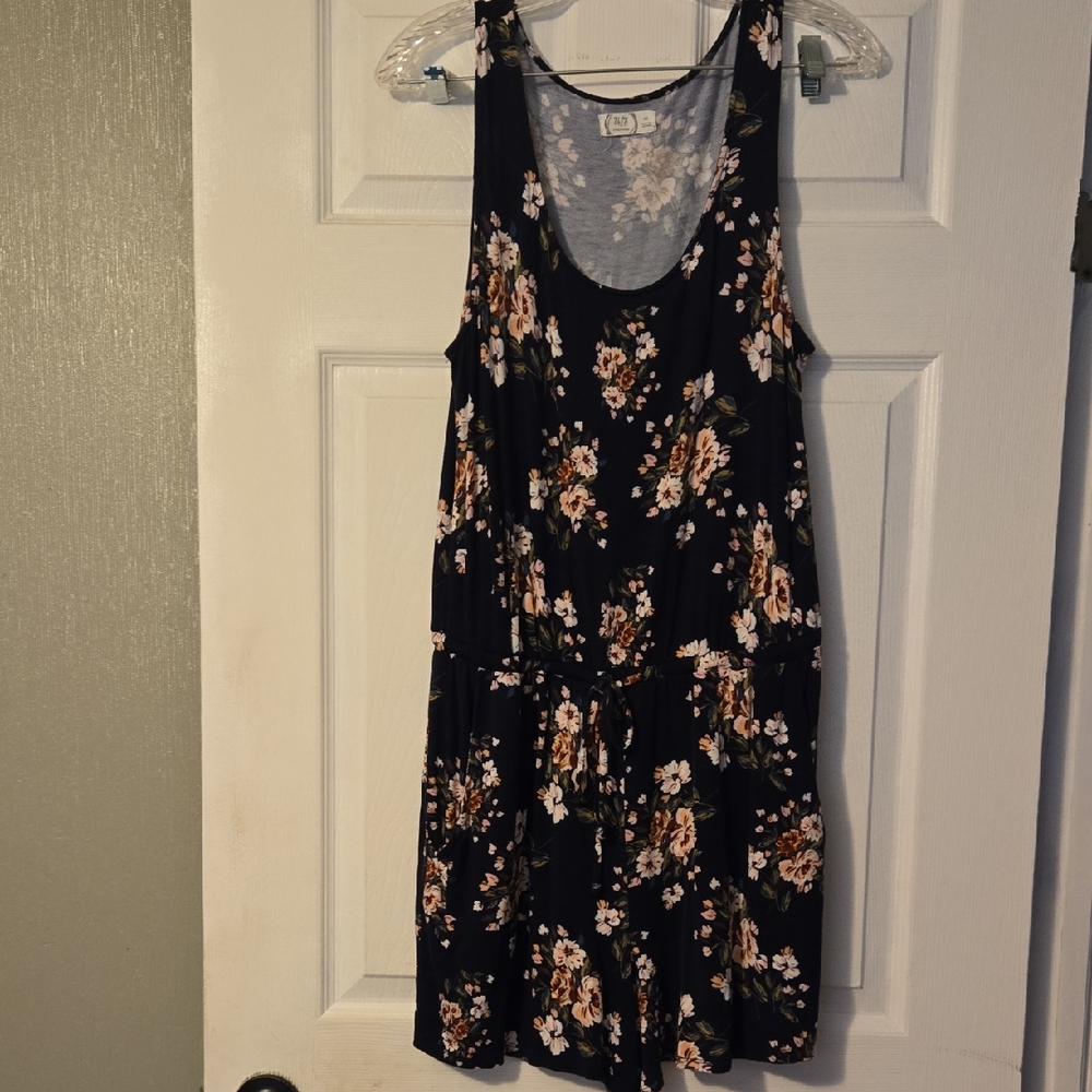 Maurices Dark Navy and Light Pike Sleeveless Jumper